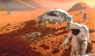 Illustration for article titled Could SpaceX land the first humans on Mars?